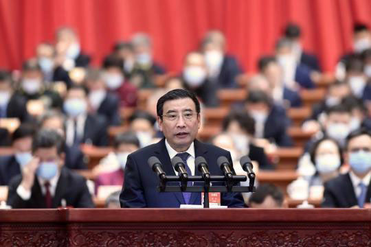 苗圩委員7日在全國政協(xié)十三屆四次會議第二次全體會議上作大會發(fā)言
